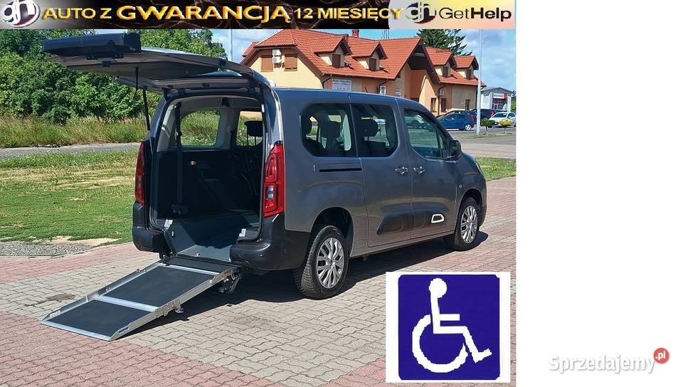 Citroen Berlingo XL LONG PFRON Do osób Słupca sprzedam