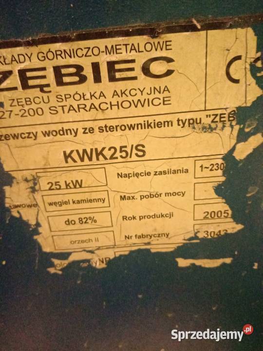 Piec węglowy Zębiec KWK 25KW Kamienna Góra