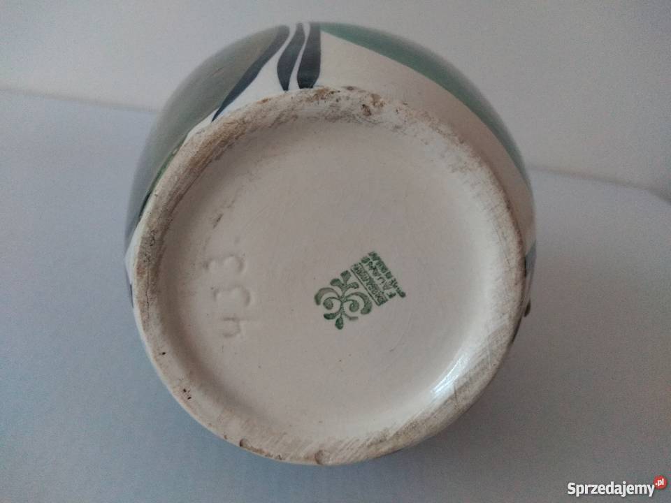 Wazon Włocławek Wit Płażewski1960r Fajans Olsztyn