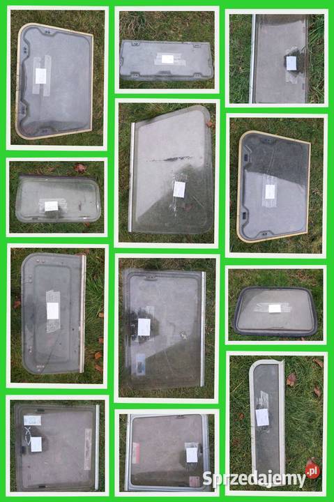 Używane oknaszyby do przyczep kempingowych Wiórek