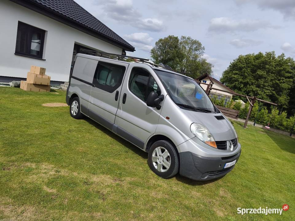 RENAULT TRAFIC LONG BRYGADÓWKA 6 OSÓB BAGAŻNIK manualna Bartochów