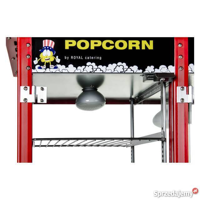 Maszyna do popcornu z witryną grzewczą 1700W Poczesna