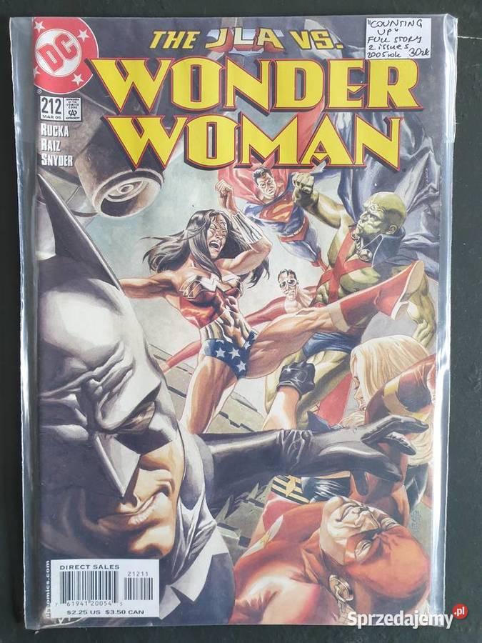 The JLA vs Wonder Woman Counting Up 2 komiksy DC Gdynia sprzedam