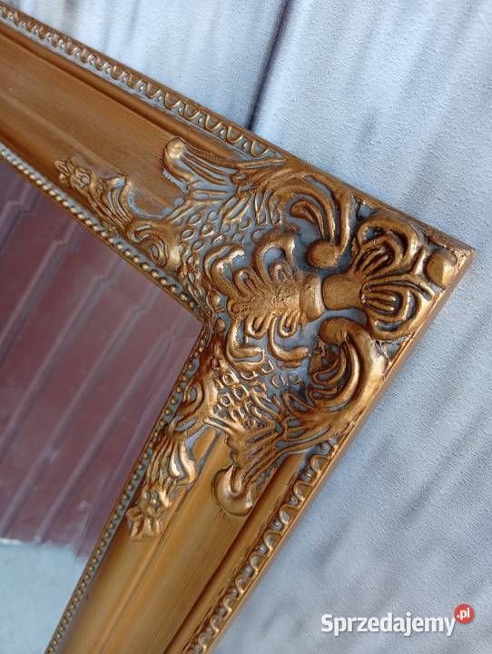 lustro w złotej ramie 427