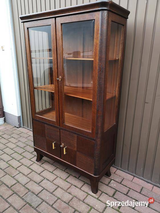 Witryna Biblioteka Serwantka ARTDECO Stara Antyk Swarzędz sprzedam