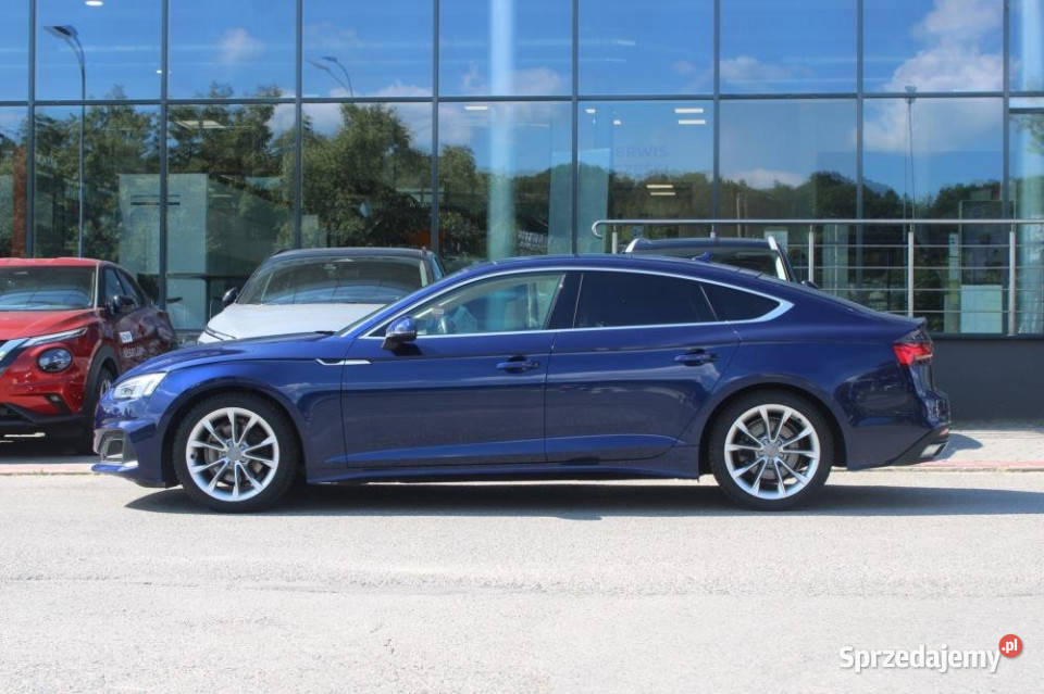 Audi A5 2020r Carplay Panorama Skóra BLIS FV23 Rok produkcji 2020 Kraków