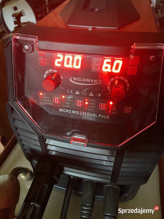 Spawarka migomat Weldman micro mig 235 podwójny Brzeg