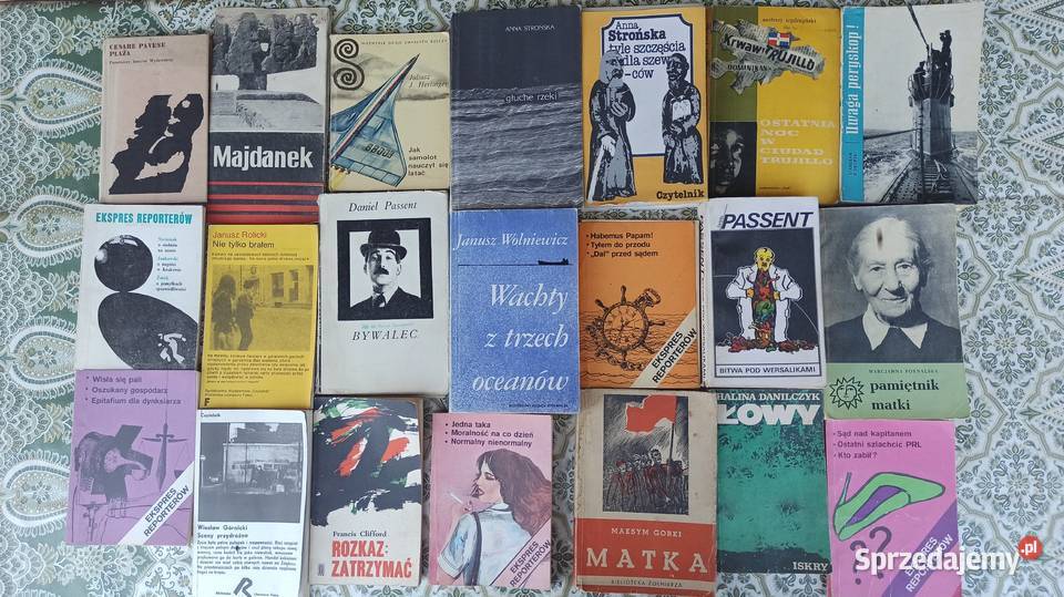 Książki z lat 50-80, różna tematyka, duża ilość