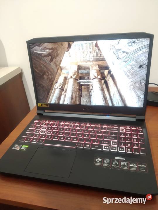 Laptop gamingowy Acer Nitro 5 R5 5600H 16GB RAM podkarpackie Narol