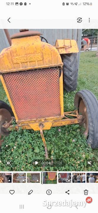 Traktor zabytkowy FORDSON N F I E27N Ciągniki Gniewkowo