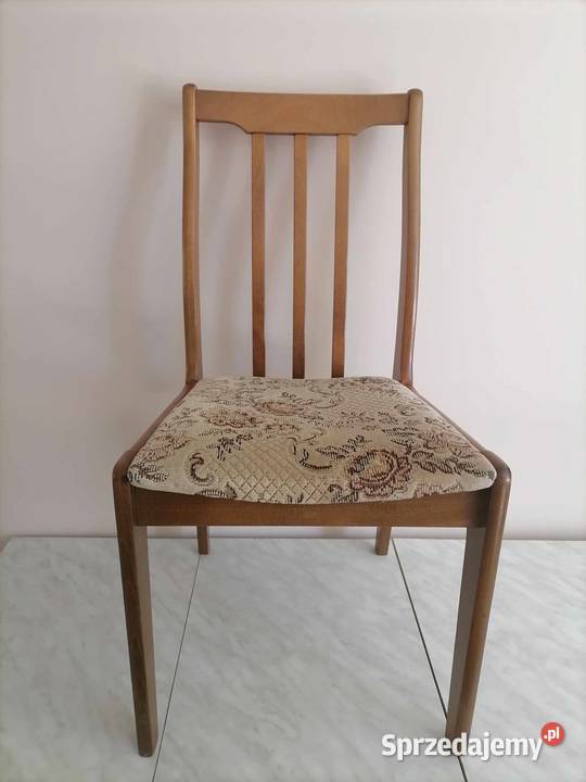 Cztery Krzesła Vintage Retro Paczków PRL Wałbrzych