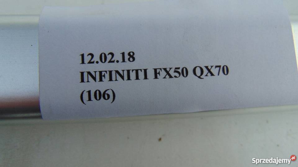 RELING RELINGI DACHOWE CHROM INFINITI FX50 Karoseria wielkopolskie