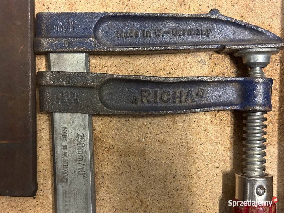 Niemieckie dwa ściski stolarskie Ściski