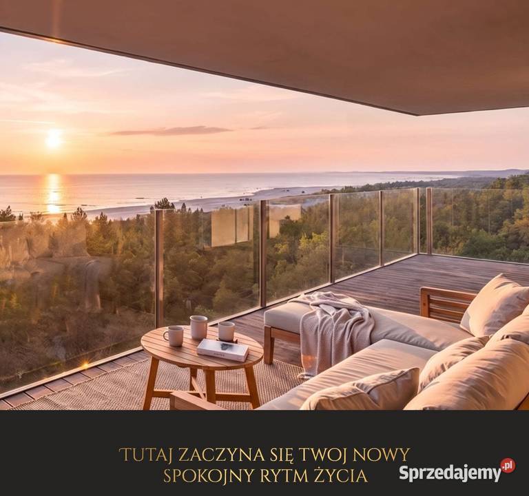 Rowy widok na morze plaża 90m 2 pokoje