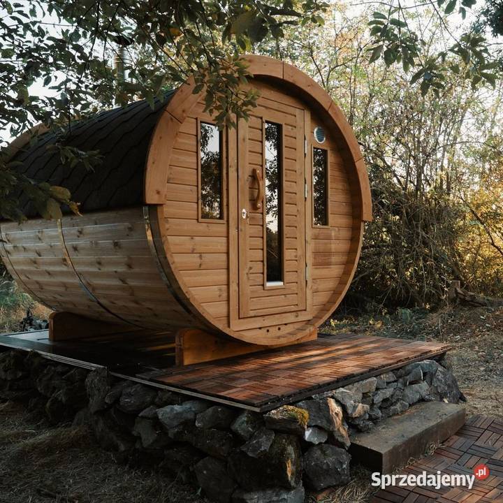 Sauna beczka sauna ogrodowa ruska bania 3 metry Płock