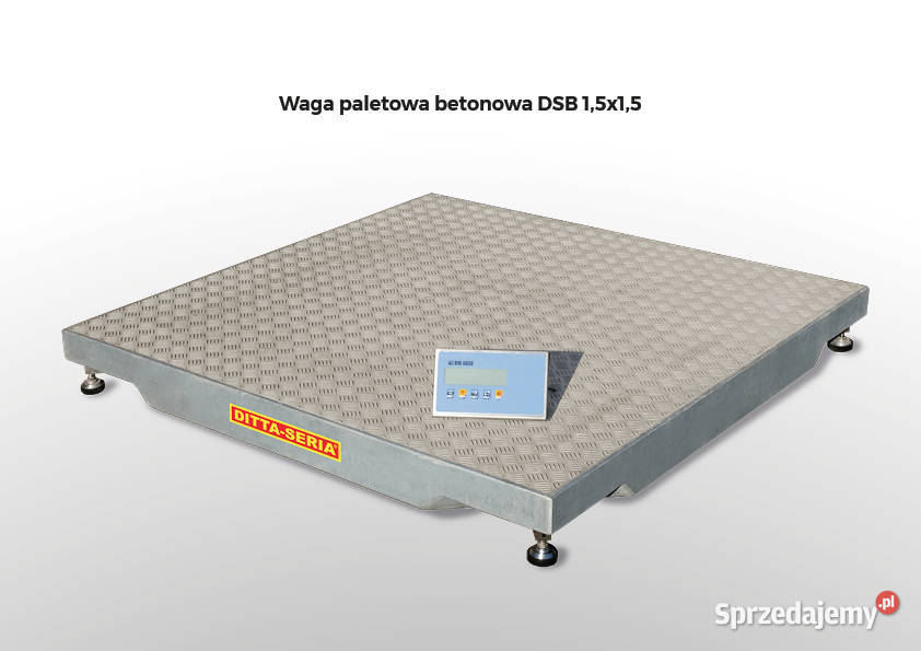 Waga paletowa betonowa DSB 15x15 Biznes i Przemysł mazowieckie Nowe Miasto nad Pilicą sprzedam