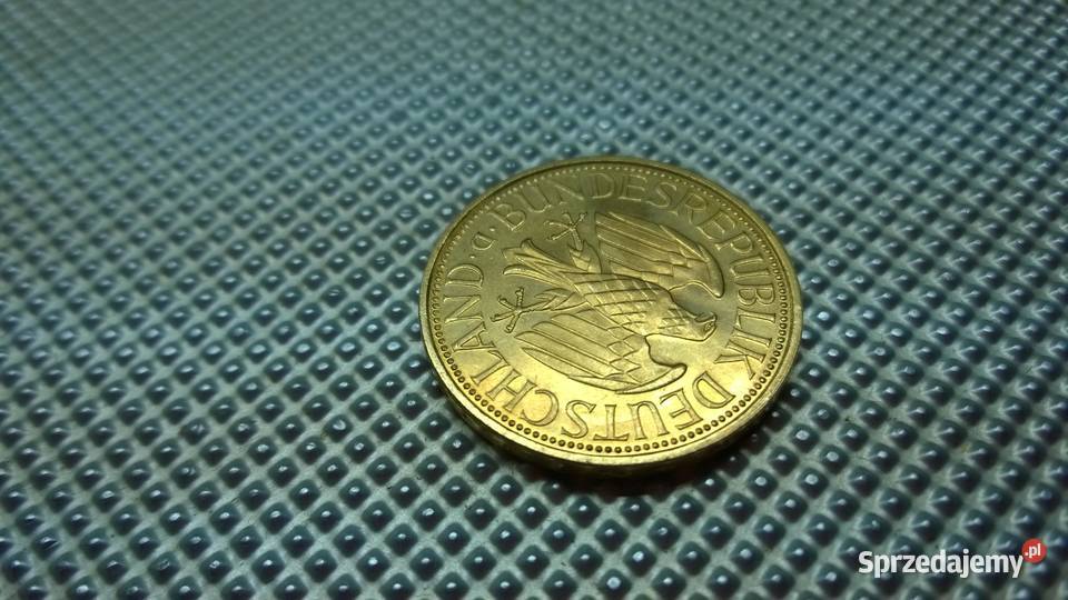 moneta Niemcy 1 marka 1992 złocona 034 Warszawa