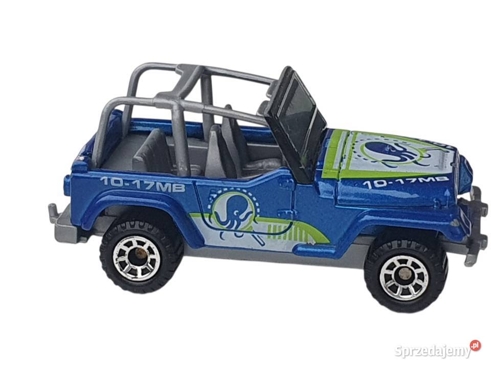 Stary model Jeep Wrangler Matchbox 1998 skala Cieszyn