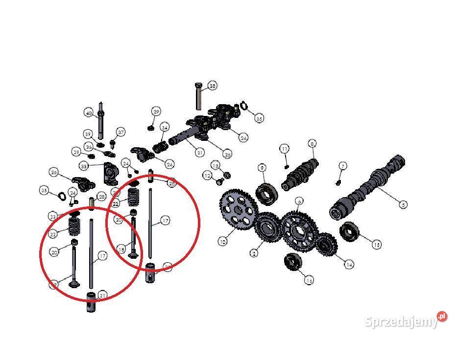 Popychacz szpilka zaworu Mitsubishi VST Tajęcina