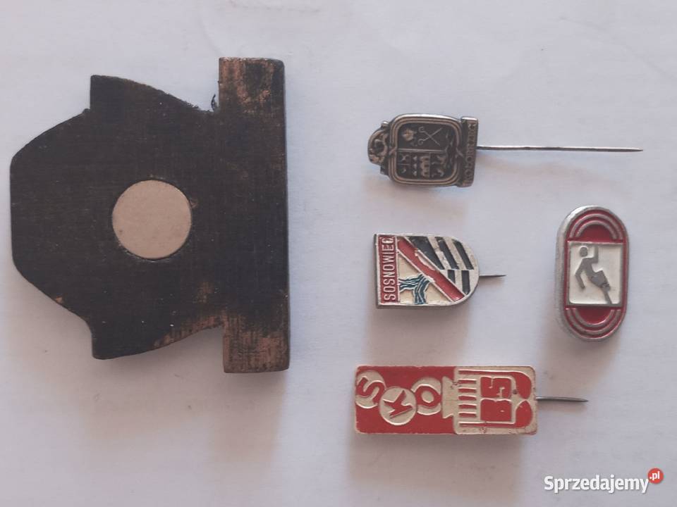 ZESTAW 3 4 PRZYPINKI Szczecinek