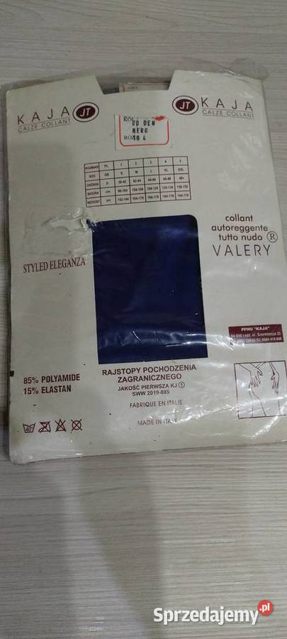 Leginsy w kolorze chabrowym Valery Lublin