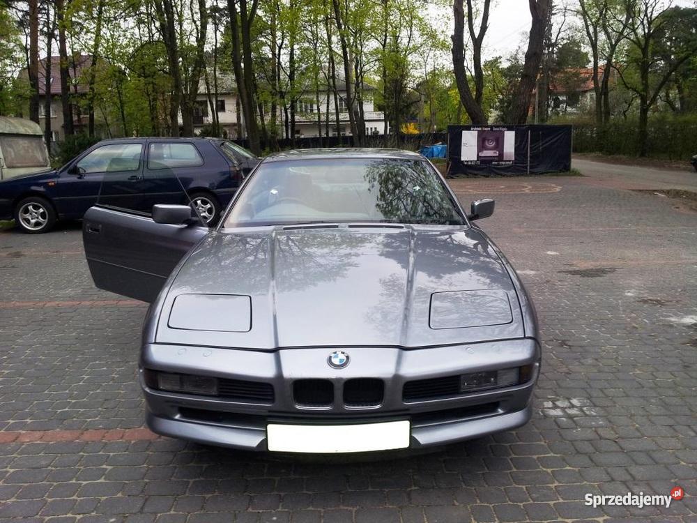 BMW 850 Ci 50 benzyna 1992r Anglik skórzana tapicerka Warszawa