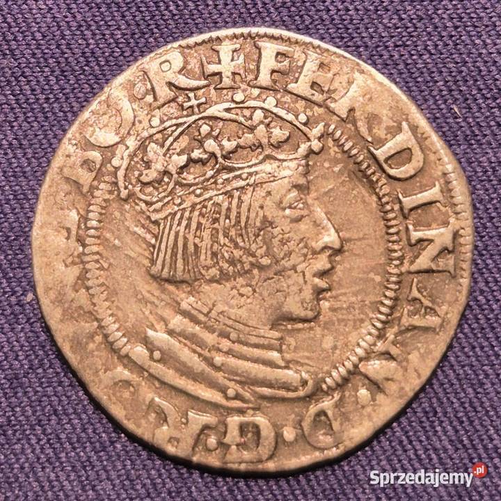 AustriaGrosz 3 krajcary 1534 SREBRO Ferdinand I Wałbrzych