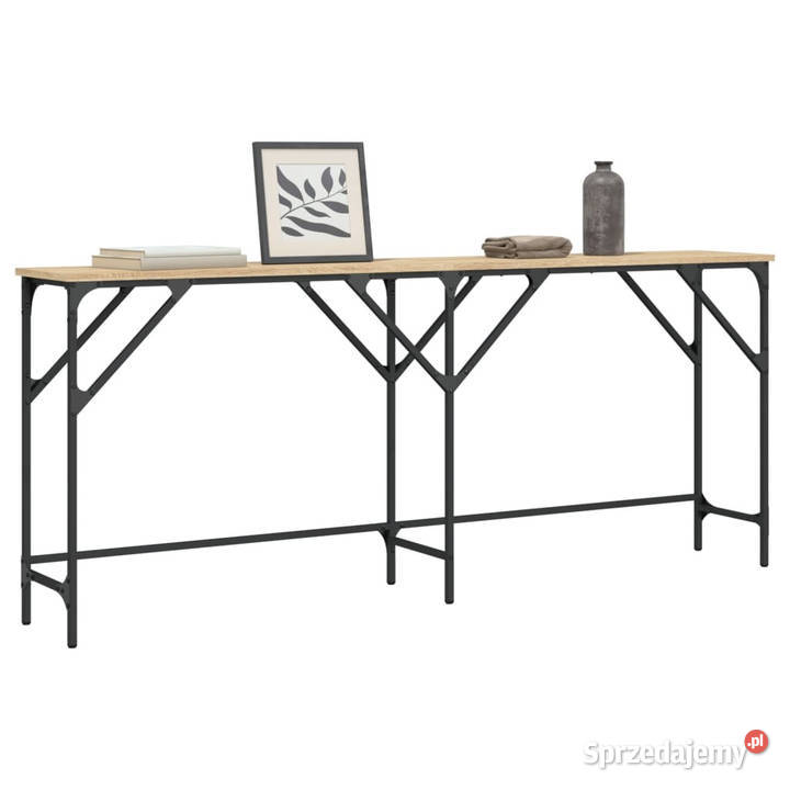 Stolik konsolowy dąb sonoma 180x29x75 WM837763