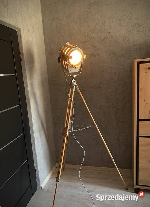 Lampa teatralna zabytek PRL Vintage loft sprzedam
