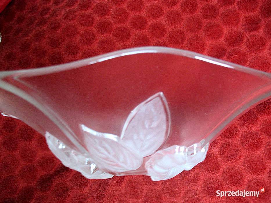Patera szklana misa na owoce średnica 33 Walther Siedlce