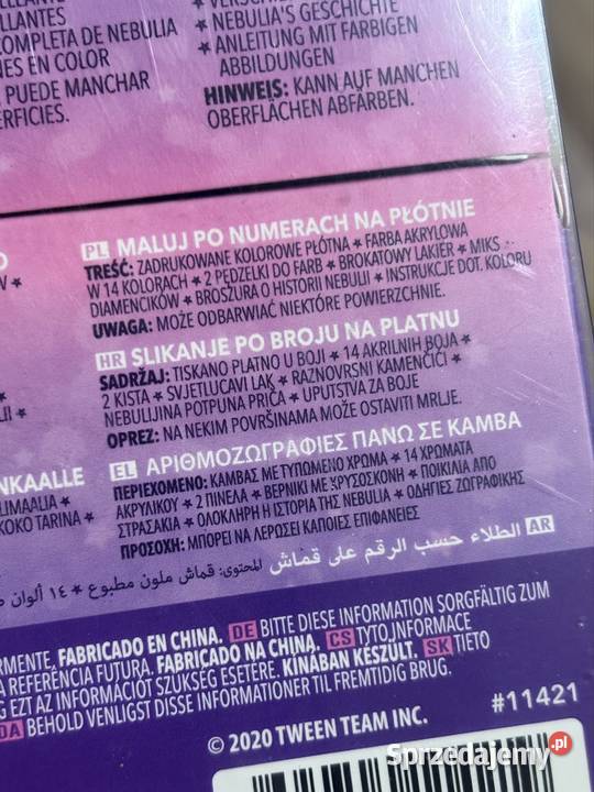 Nebulous Stars Obraz Malowanie według Liczb Żary