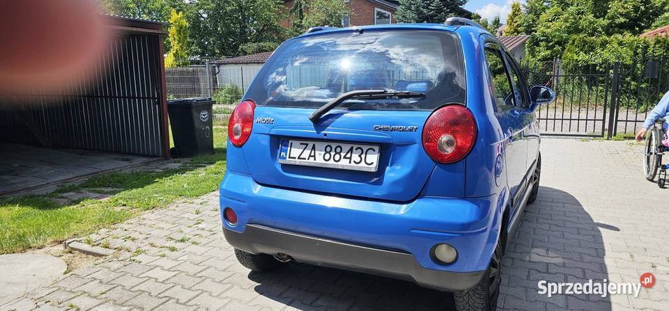 Chevrolet Matiz 2008r 114 przebiegu stan relingi dachowe lubelskie Zamość sprzedam