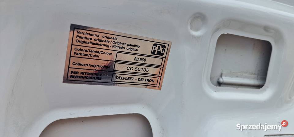 IVECO DAILY 14 BIAŁA POKRYWA SILNIKA MASKA Bieleń