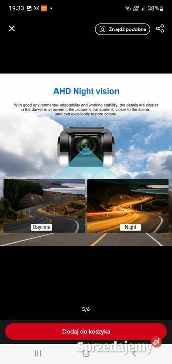 Nowa kamera samochodowa FullHD ostatnia sztuka