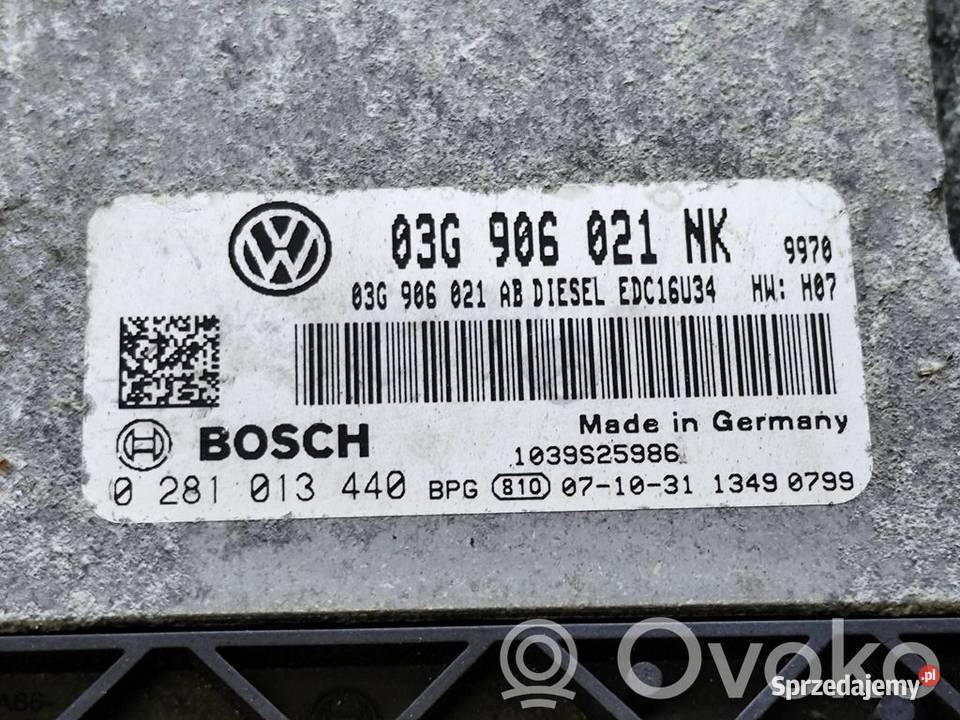 VW PASSAT B6 20TDI STEROWNIK KOMPUTER SILNIKA
