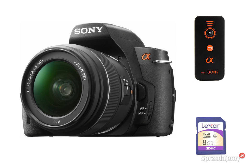 Lustrzanka Sony DSLRA390L korpus obiektyw 1855mm Katowice