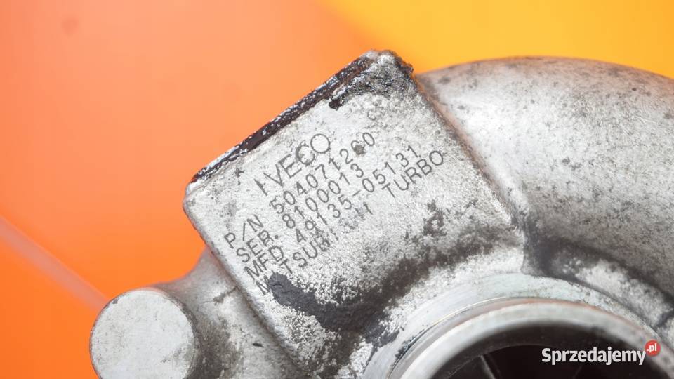 DUCATO 23 MJET EURO 4 10r F1AE0481D turbina osobowe mazowieckie