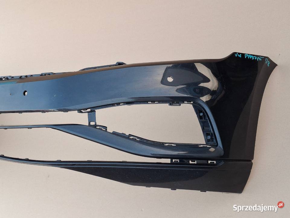 VW PASSAT B8 LIFT ZDERZAK PRZÓD PRZEDNI PDC LC9X Bieleń