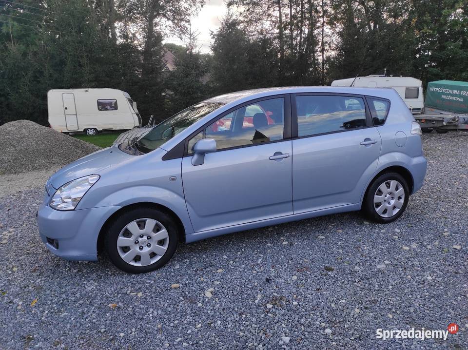 Toyota Corolla Verso 18 benz 7 osobowa 4/5 dolnośląskie Ziębice sprzedam