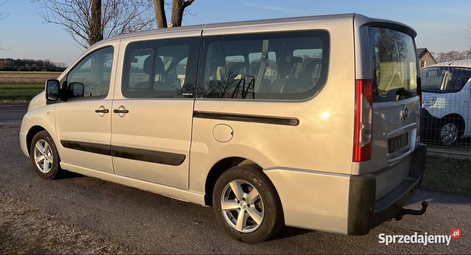 Fiat Scudo Long 9 osób 2x Klima 2x drzwi suwane Poddębice