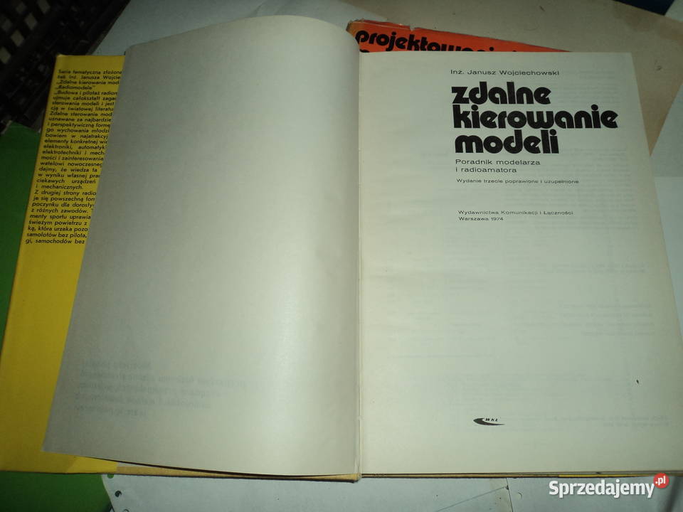 Zdalne kierowanie modeli Wojciechowski Rok wydania 1974 małopolskie Nowy Sącz