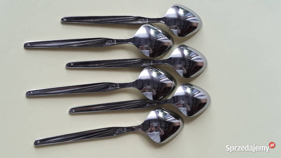 Łyżeczki do herbaty Polwid sztućce PRL Dąbrowa Górnicza