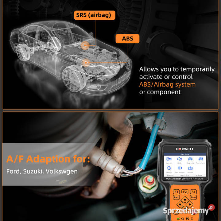 Skaner Diagnostyczny FOXWELL NT650 Elite ODB2 Biłgoraj
