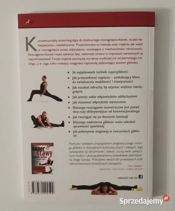 Rozciąganie odprężone Pavel Tsatsouline Rok wydania 2015 łódzkie Bełchatów