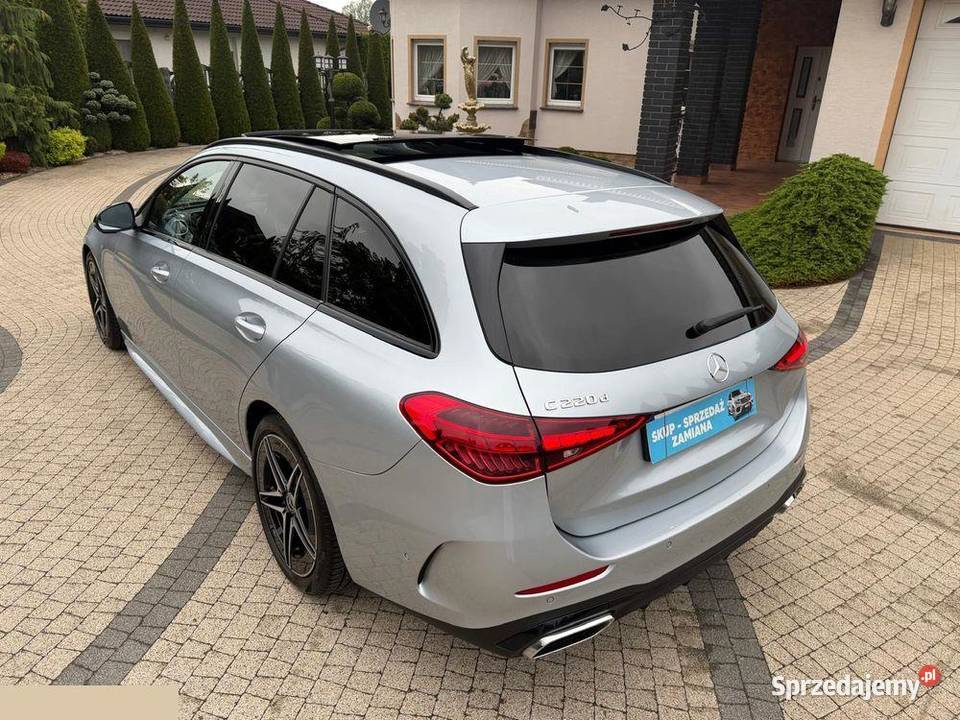 Mercedes C220 d 9GTRONIC AMG Line 200 2024r 62000km wielkopolskie Krotoszyn