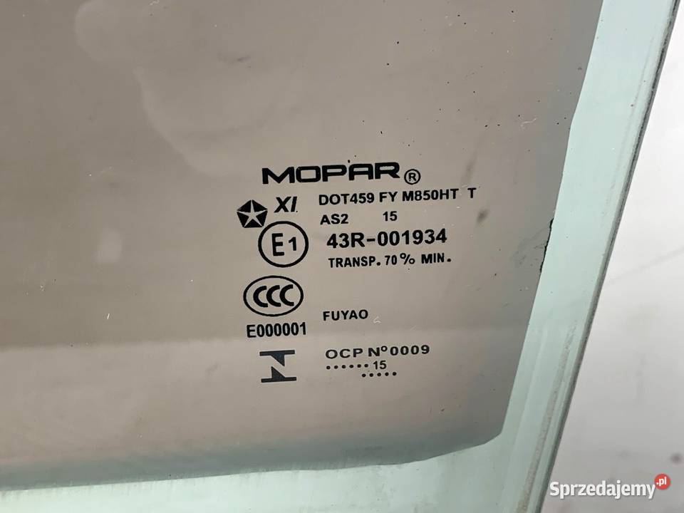 SZYBA LEWY PRZÓD JEEP GRAND CHEROKEE WK SUV osobowe podkarpackie