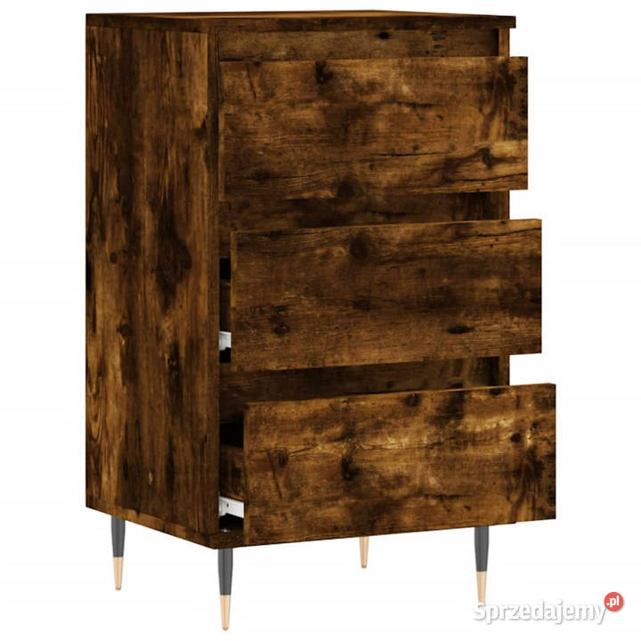 Komoda przydymiony dąb 40x35x70 materiał