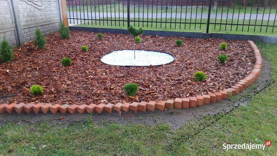 Środki ceglane ceramiczne gruz na paletach