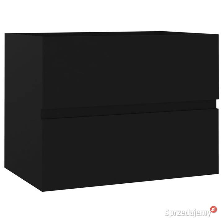 Szafka pod umywalkę czarna 60x385x45 WM804738