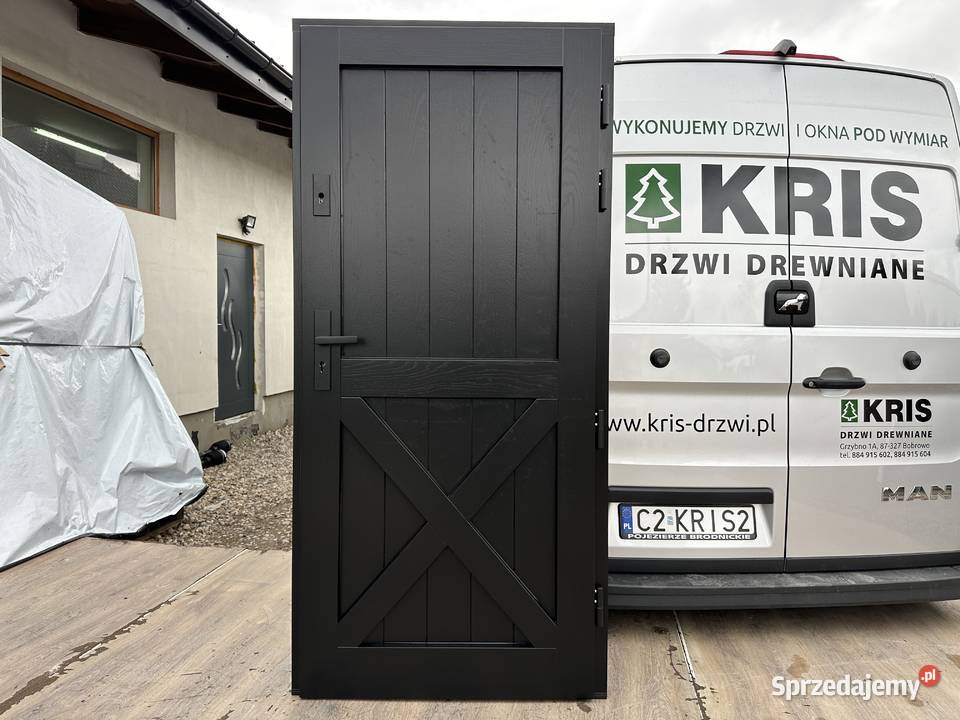 Drzwi wejściowe zewnętrzne Amerykańskie pomorskie